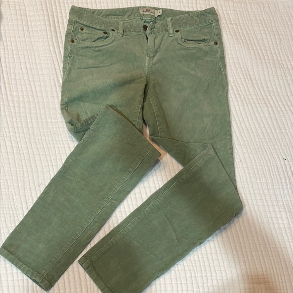 Vineyard Vines Mint Corduroy Trousers